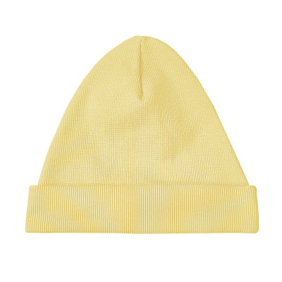 Трикотажная шапка, Пастельно-желтая