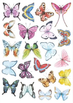 Набор татуировок бабочки