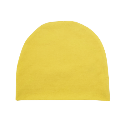 Трикотажная шапка, жёлтая