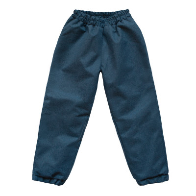 Утеплённые брюки, синий джинс